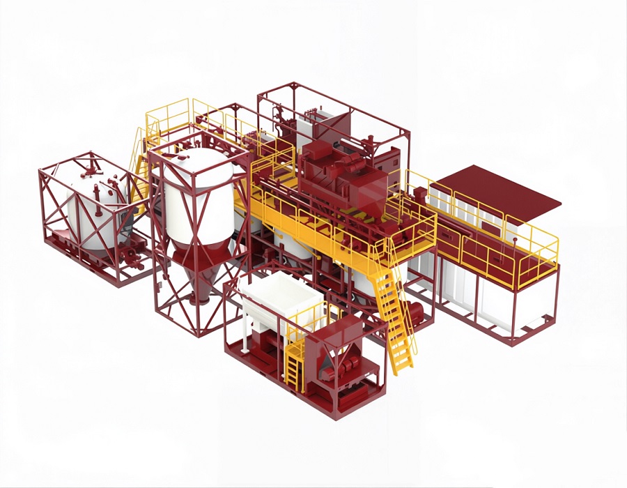 Automatic Cement Mixing Skid